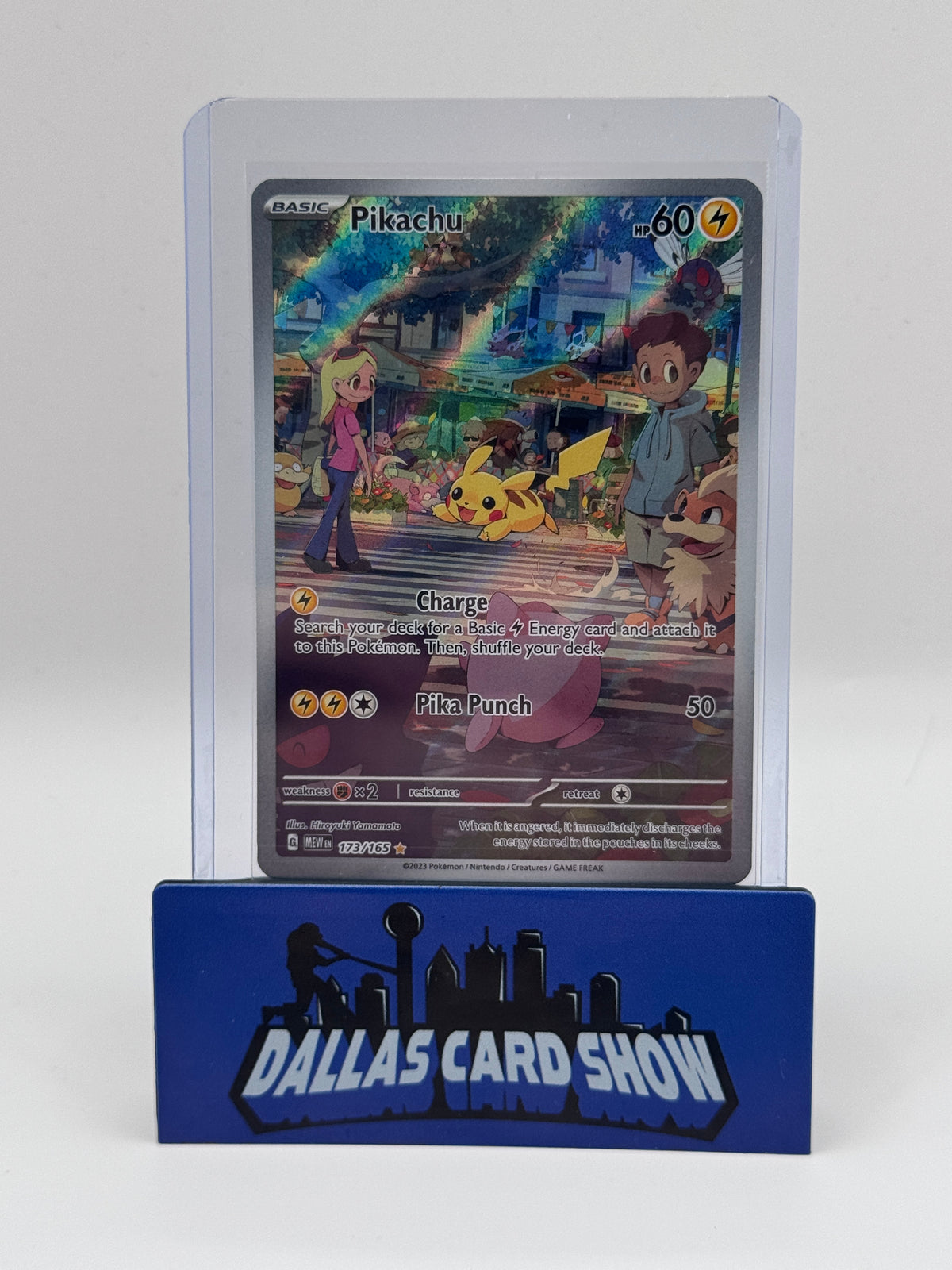 2023 Pokemon - Pikachu (Illustration Rare) - 173/165 S&V151 NM