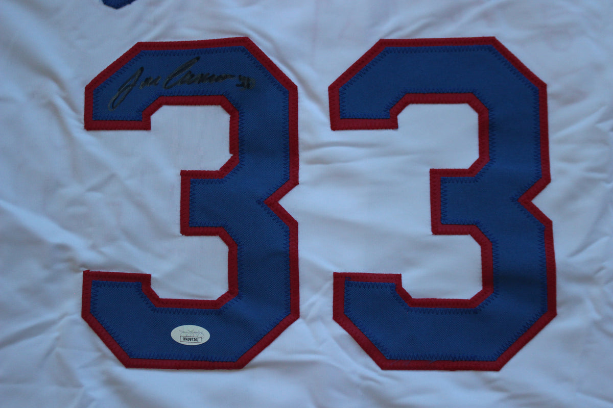 JOSE CANSECO Texas Rangers SIGNED HOME JERSEY Oakland A's JSA