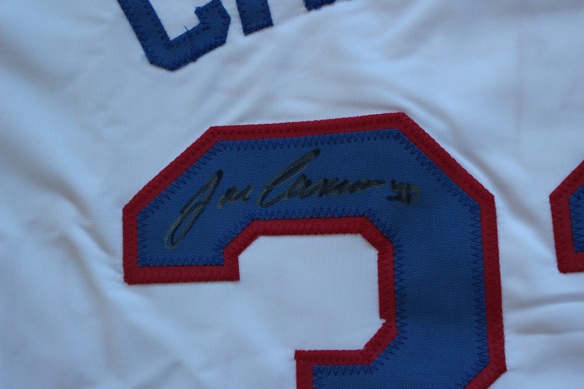 JOSE CANSECO Texas Rangers SIGNED HOME JERSEY Oakland A's JSA
