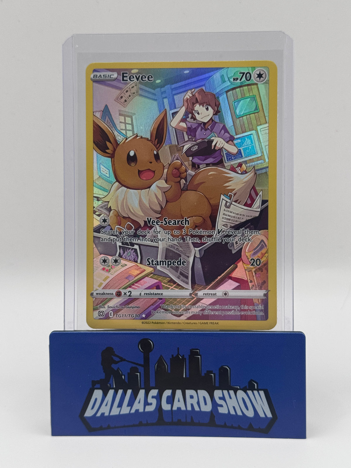 2022 Pokemon - Eevee (Trainer Gallery) - TG11/TG30 Brilliant Stars NM