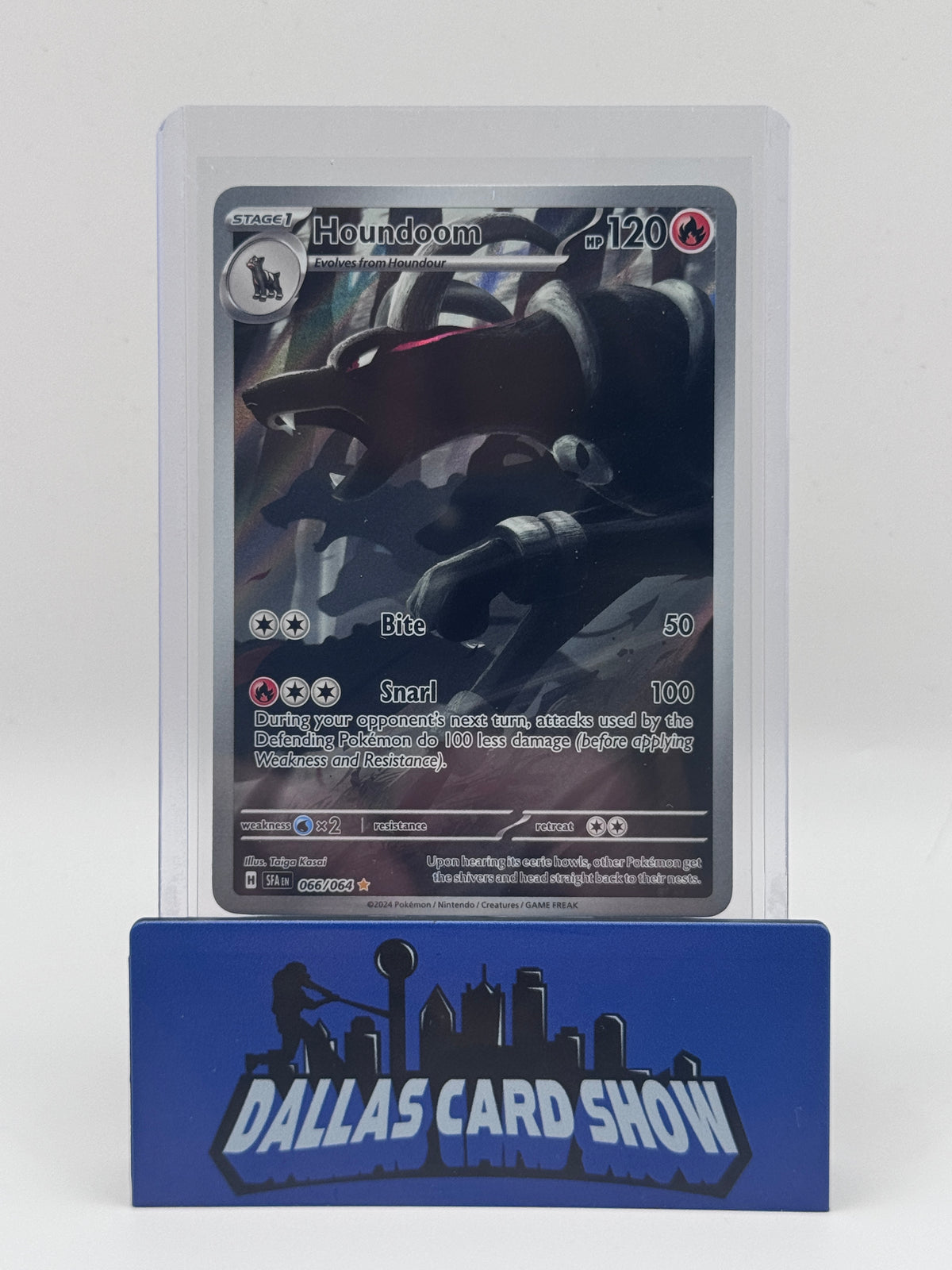2024 Pokemon - Houndoom (Illustration Rare) - 066/064 Shrouded Fable NM