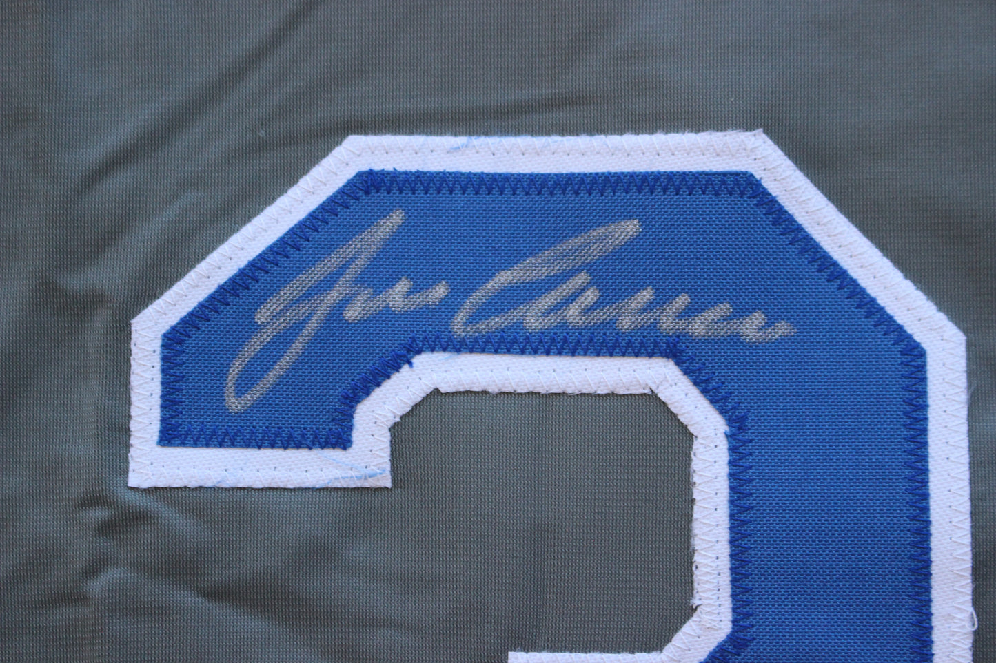 JOSE CANSECO RANGERS GRAY #33 no INSC JSA