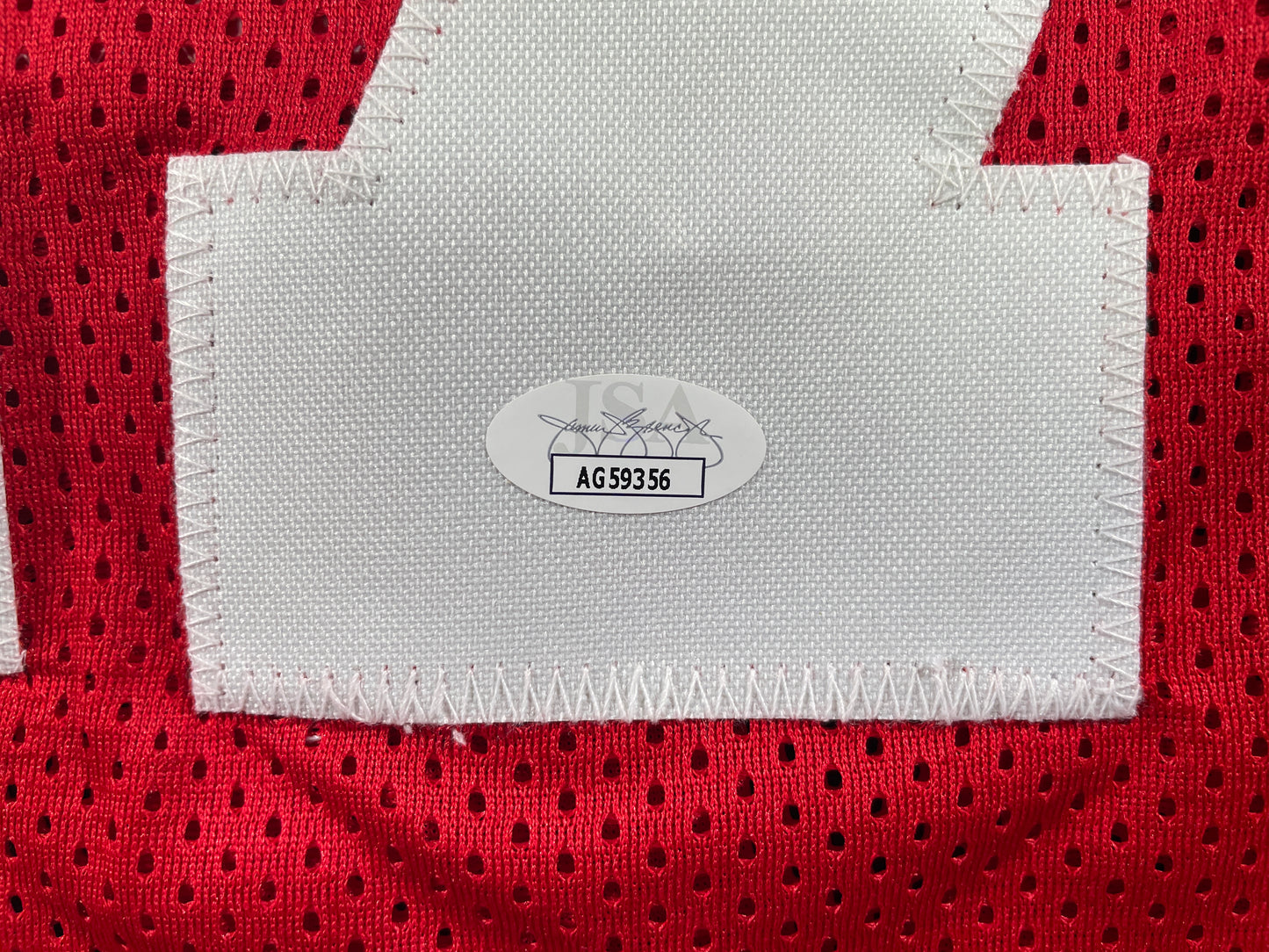 TONY HILL STANFORD CARDINAL SIGNED JERSEY Cowboys w/2x1stTeamAllPac8 JSA