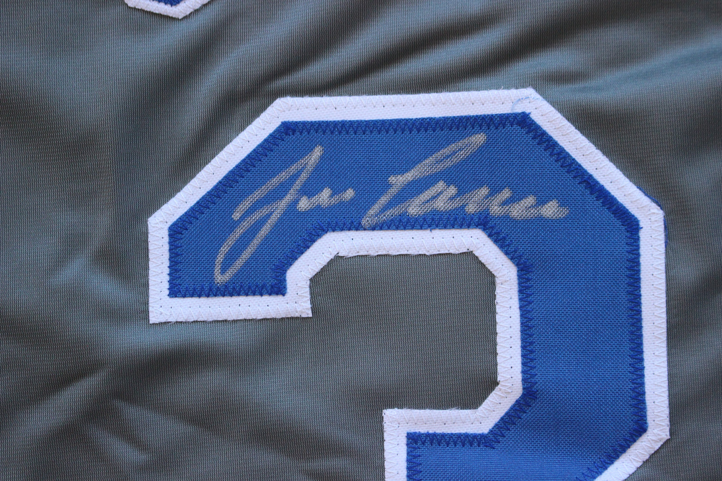 JOSE CANSECO RANGERS GRAY #33 no INSC JSA
