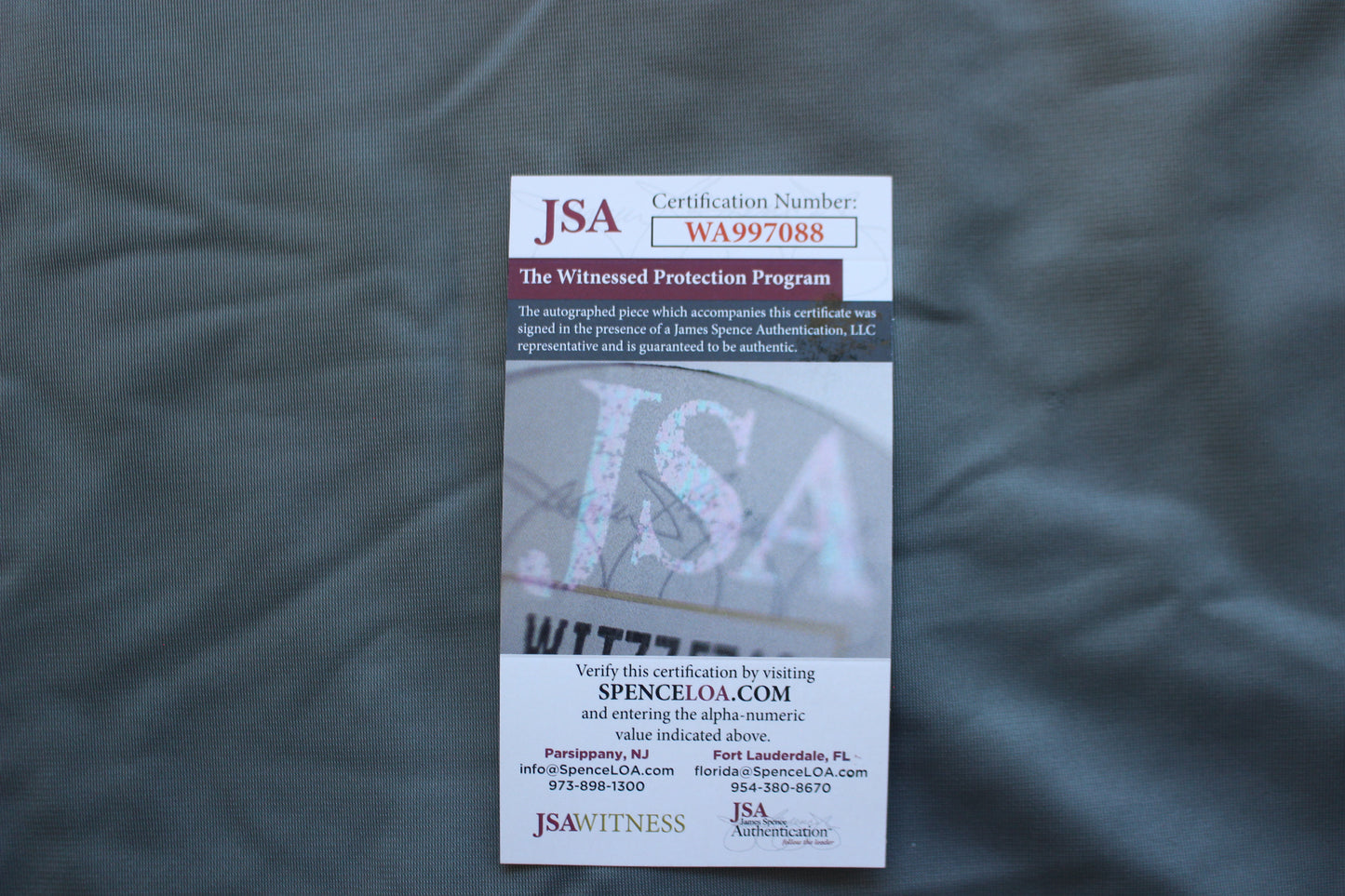 JOSE CANSECO RANGERS GRAY #33 no INSC JSA