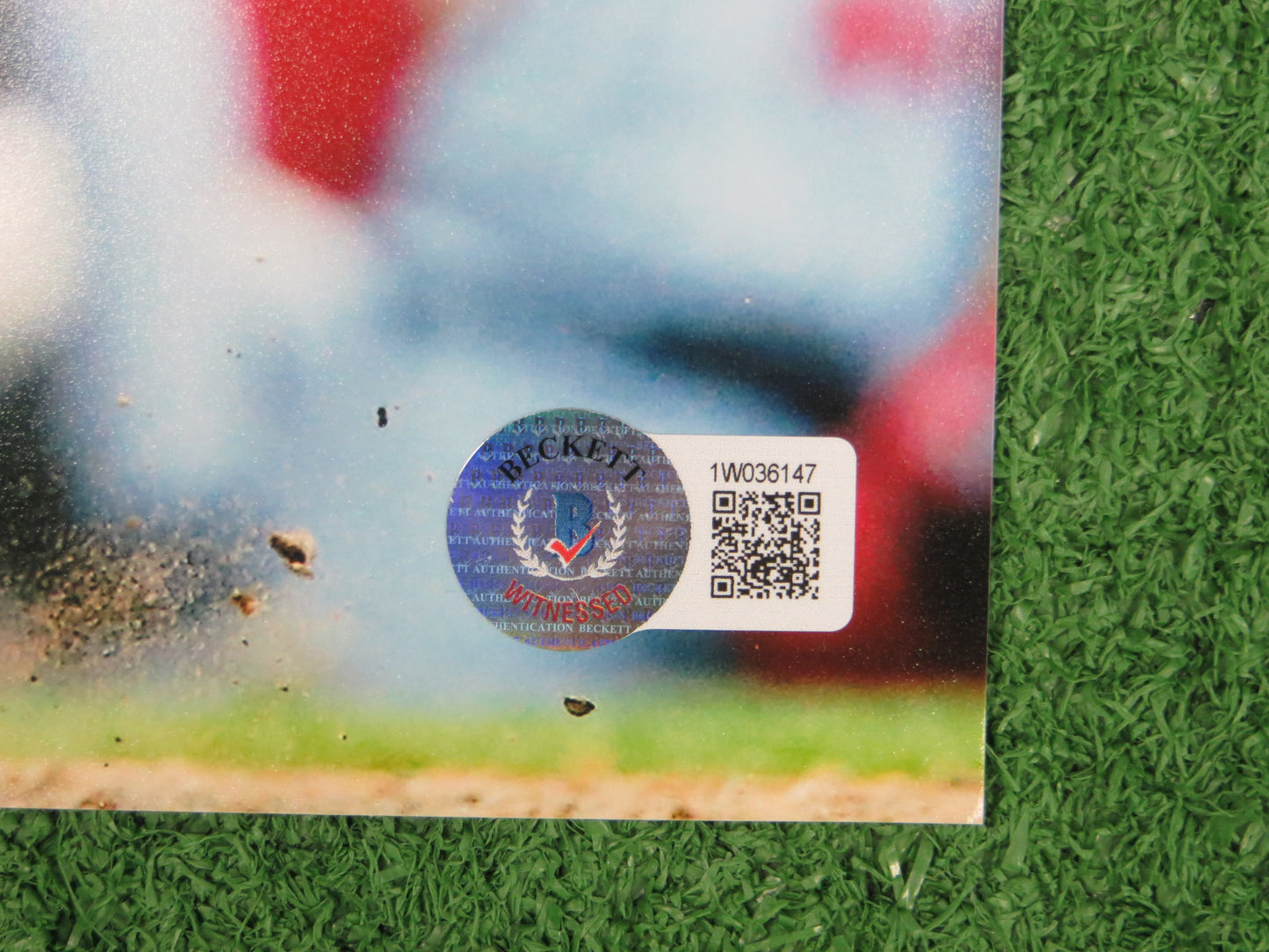 JOSH HAMILTON SIGNED ANGELS 8x10 PHOTO BAS COA