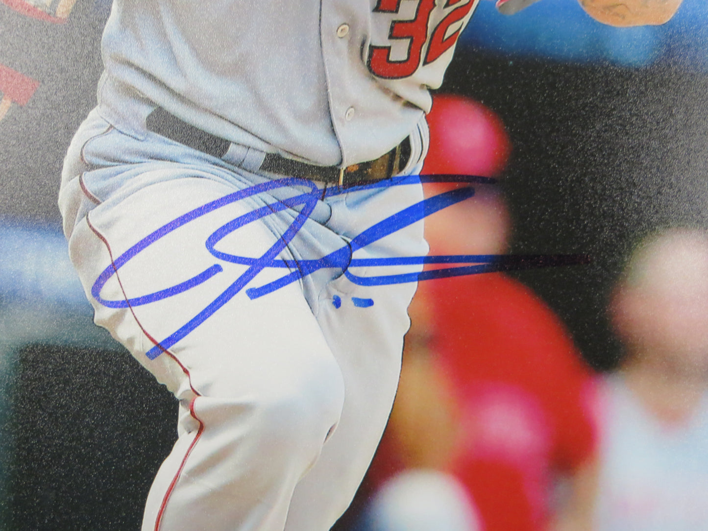 JOSH HAMILTON SIGNED ANGELS 8x10 PHOTO BAS COA