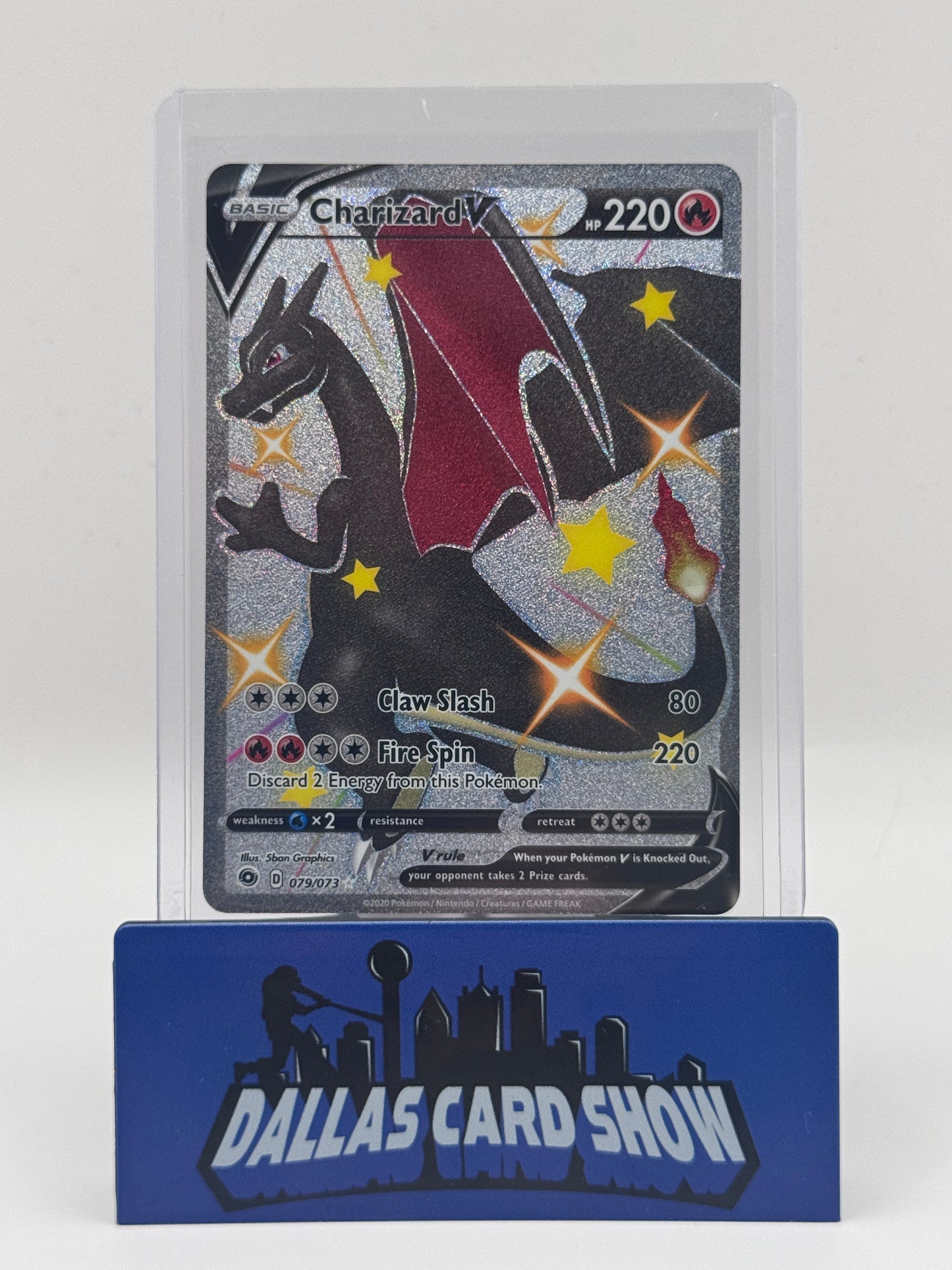 2020 Pokemon - Charizard V (Secret) - 079/073 Champion's Path NM