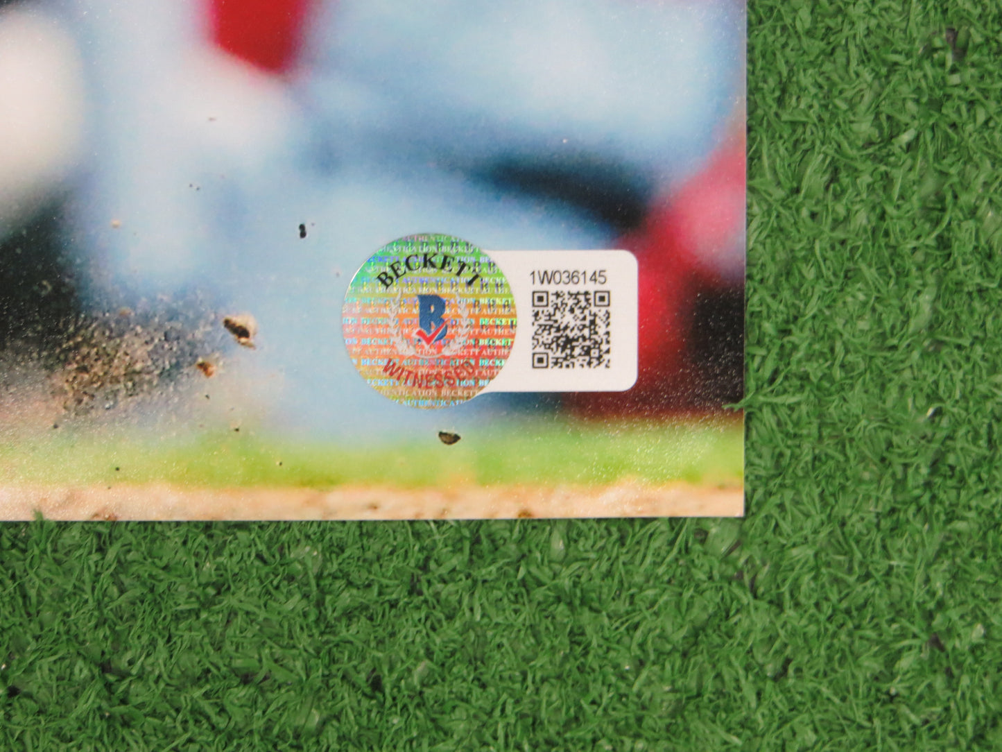 JOSH HAMILTON SIGNED ANGELS 8x10 PHOTO BAS COA