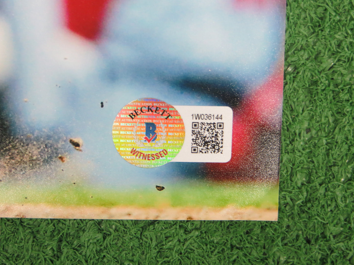 JOSH HAMILTON SIGNED ANGELS 8x10 PHOTO BAS COA