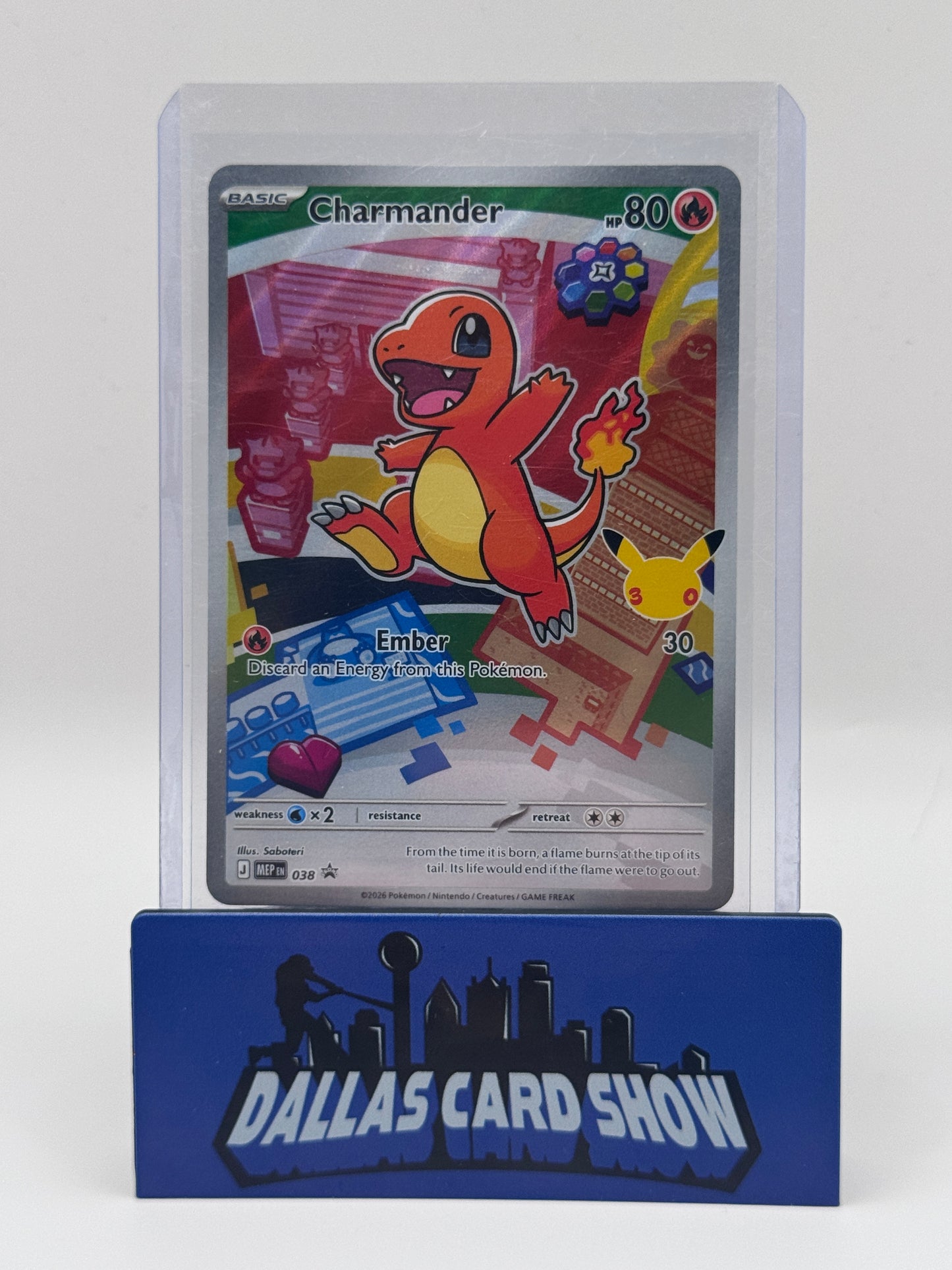 2026 Pokemon - Charmander (Illustration Rare) - MEP038 First Partner Promo NM
