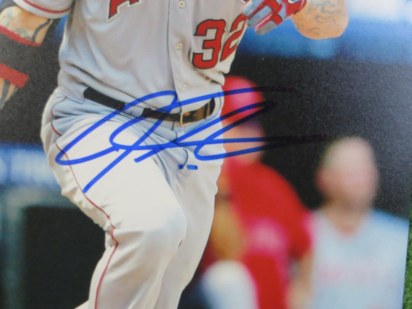 JOSH HAMILTON SIGNED ANGELS 8x10 PHOTO BAS COA