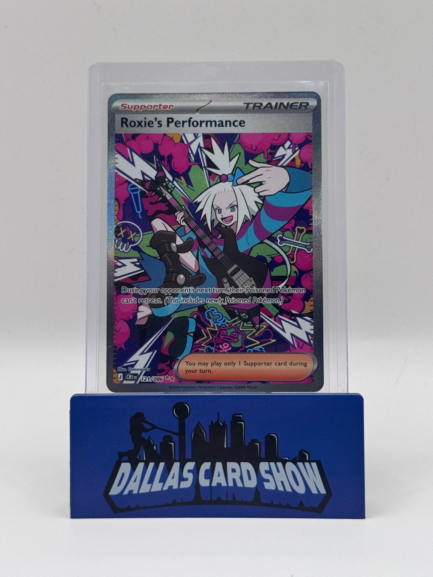 2026 Pokemon - Roxie's Performance (SIR) - 121/086 Chaos Rising NM