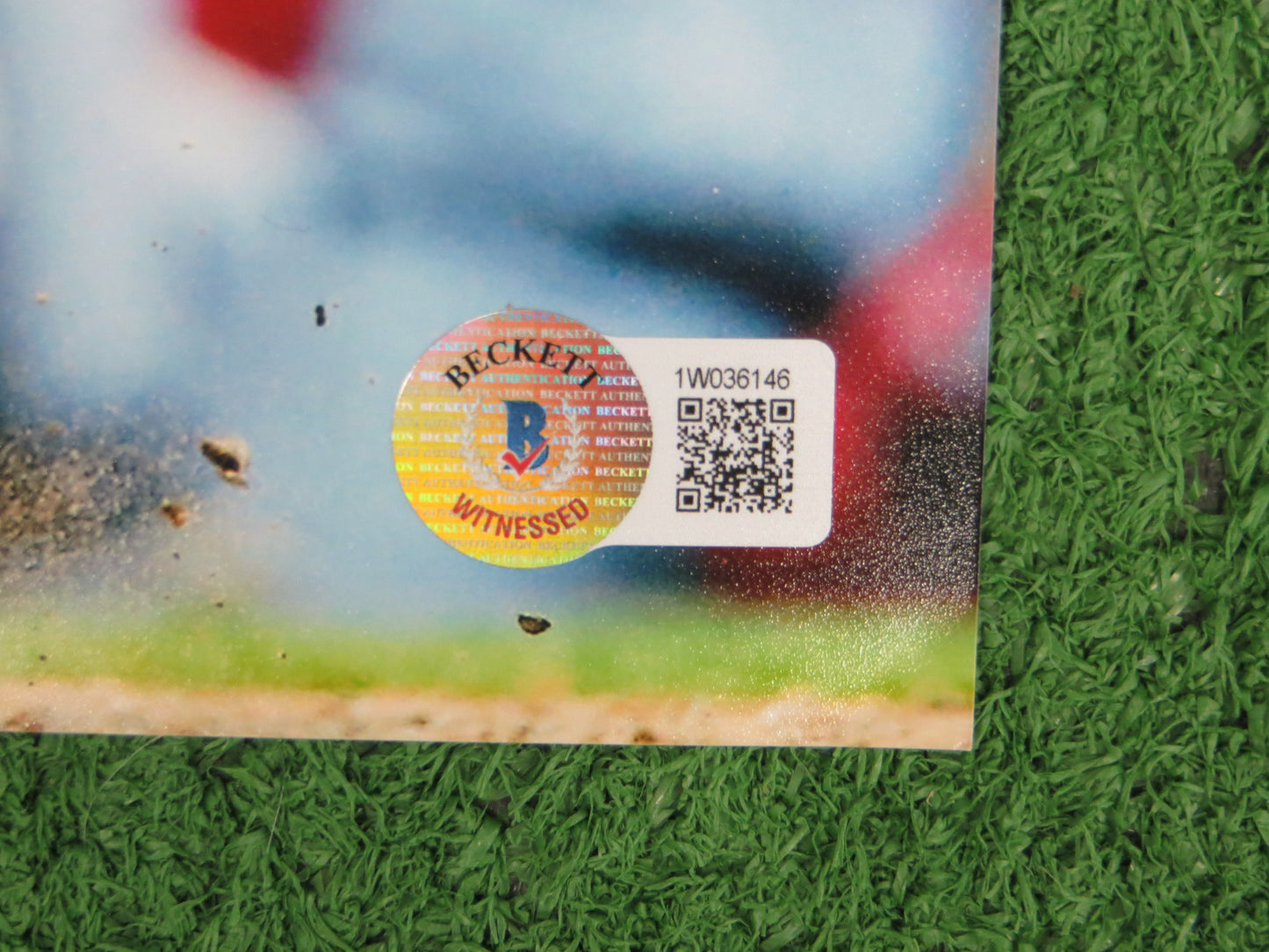 JOSH HAMILTON SIGNED ANGELS 8x10 PHOTO BAS COA