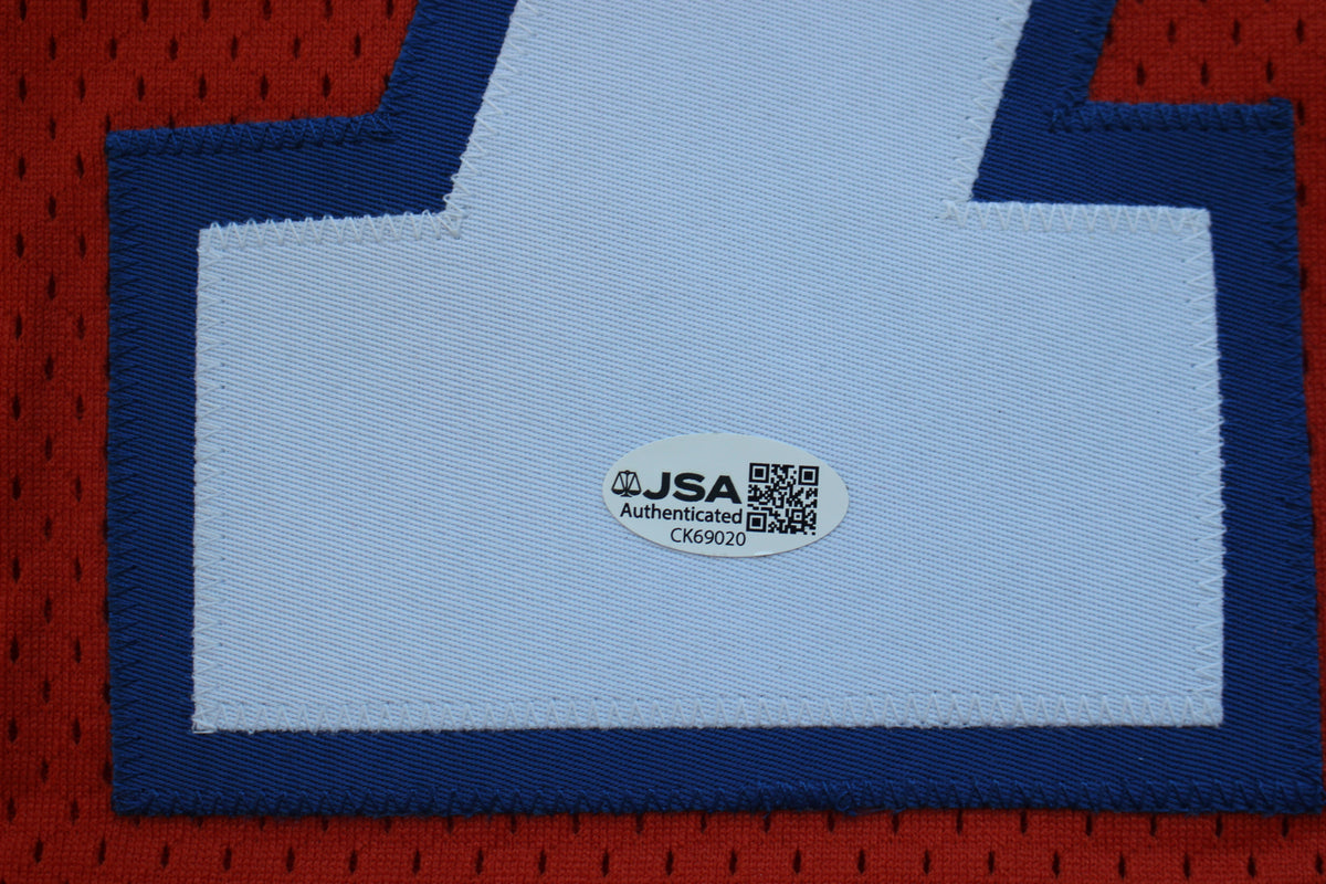 JOHN ELWAY DENVER BRONCOS SIGNED WILSON AUTHENTIC ORANGE CRUSH JERSEY JSA
