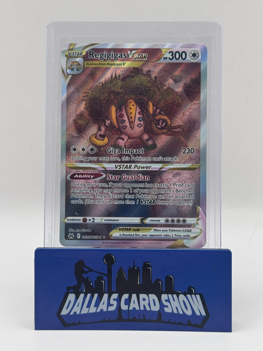 2023 Pokemon - Regigigas VSTAR (Galarian Gallery) - GG55/GG70 Crown Zenith NM