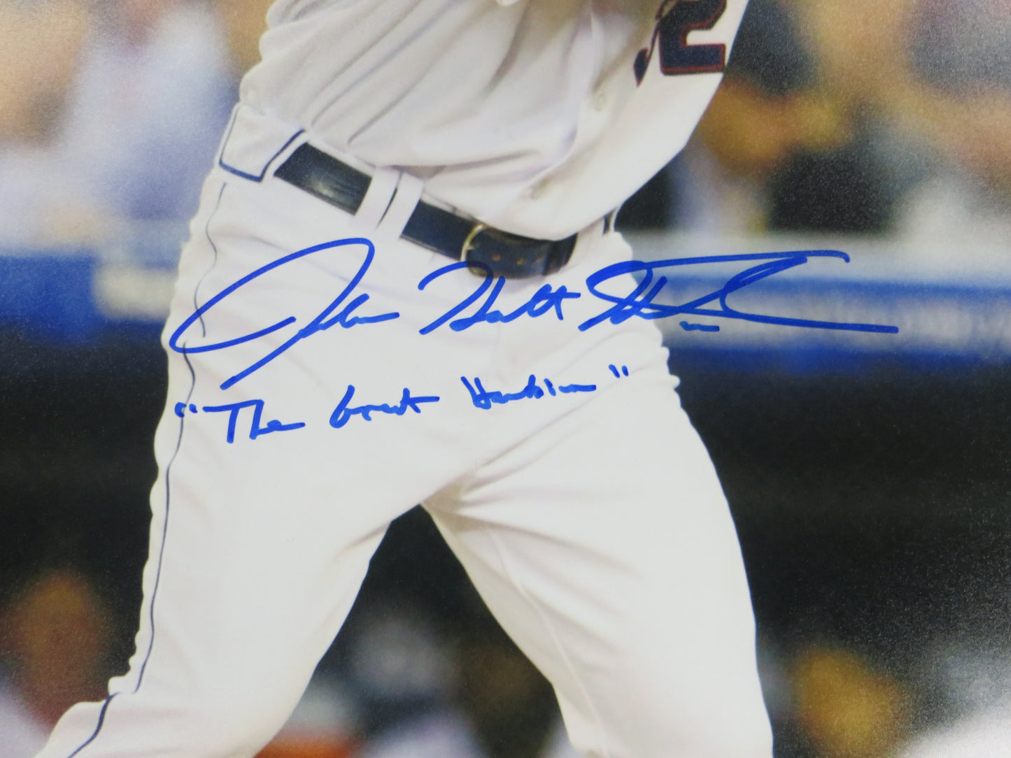 JOSH HAMILTON Full Name TEXAS RANGERS SIGNED 16x20 PHOTO w/Hambino BAS