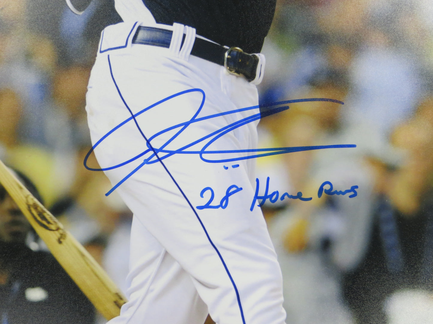 JOSH HAMILTON TEXAS RANGERS SIGNED HOME RUN DERBY w/INSC BAS COA