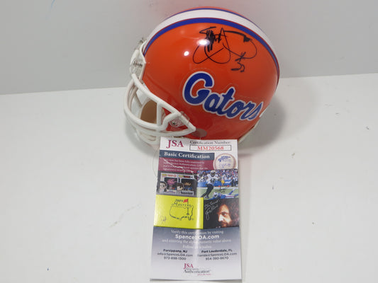 EMMITT SMITH FLORIDA GATORS SIGNED Mini Helmet Dallas Cowboys JSA COA