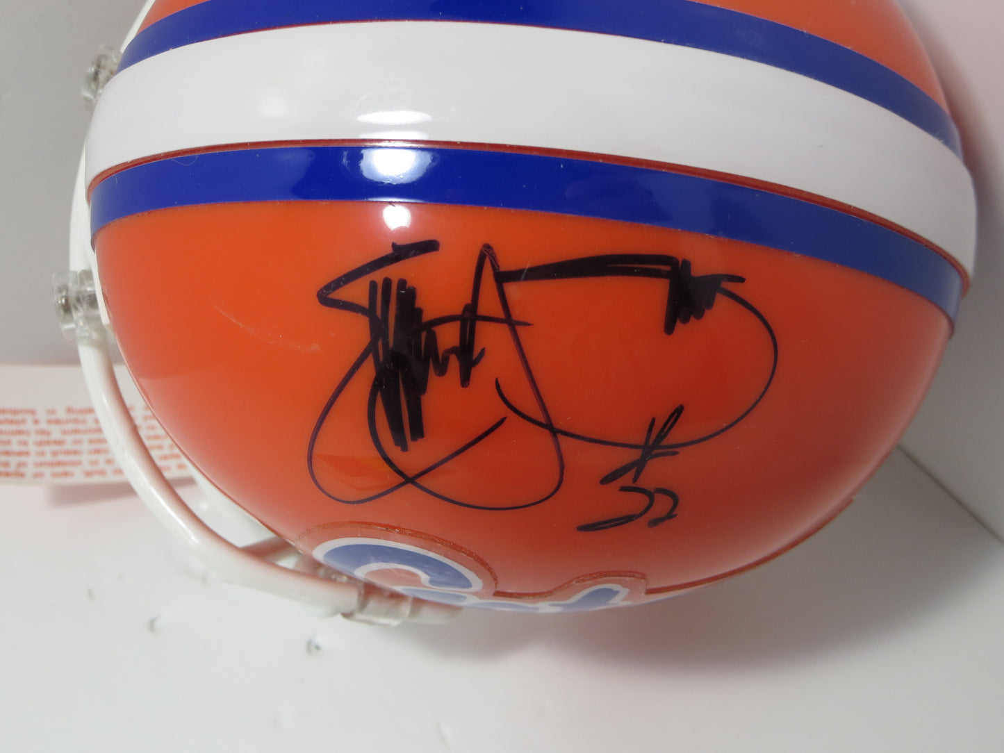 EMMITT SMITH FLORIDA GATORS SIGNED Mini Helmet Dallas Cowboys JSA COA