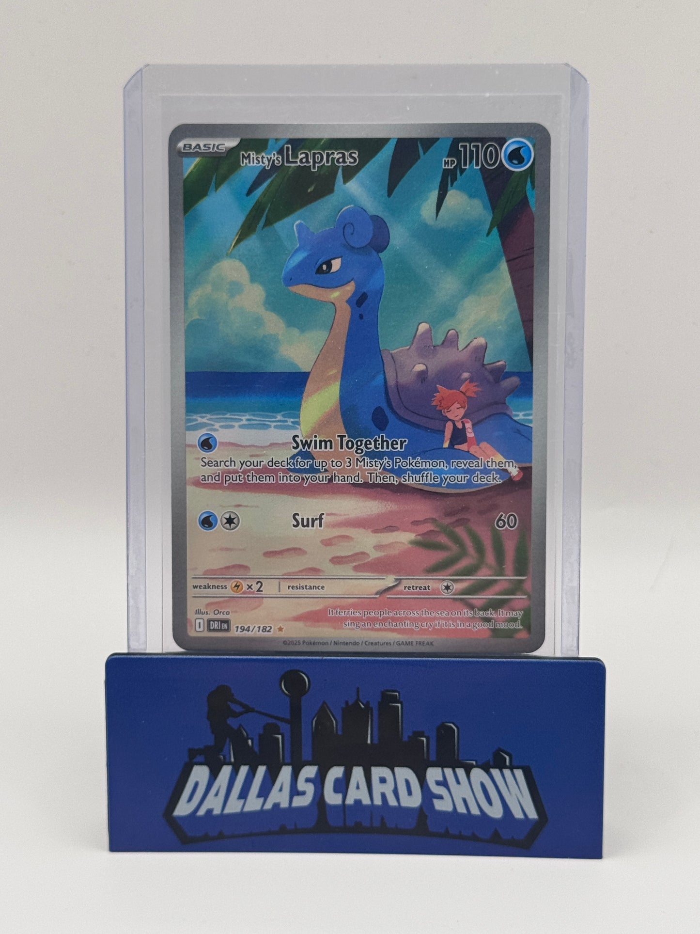 2025 Pokemon - Misty's Lapras (Illustration Rare) - 194/182 Destined Rivals NM