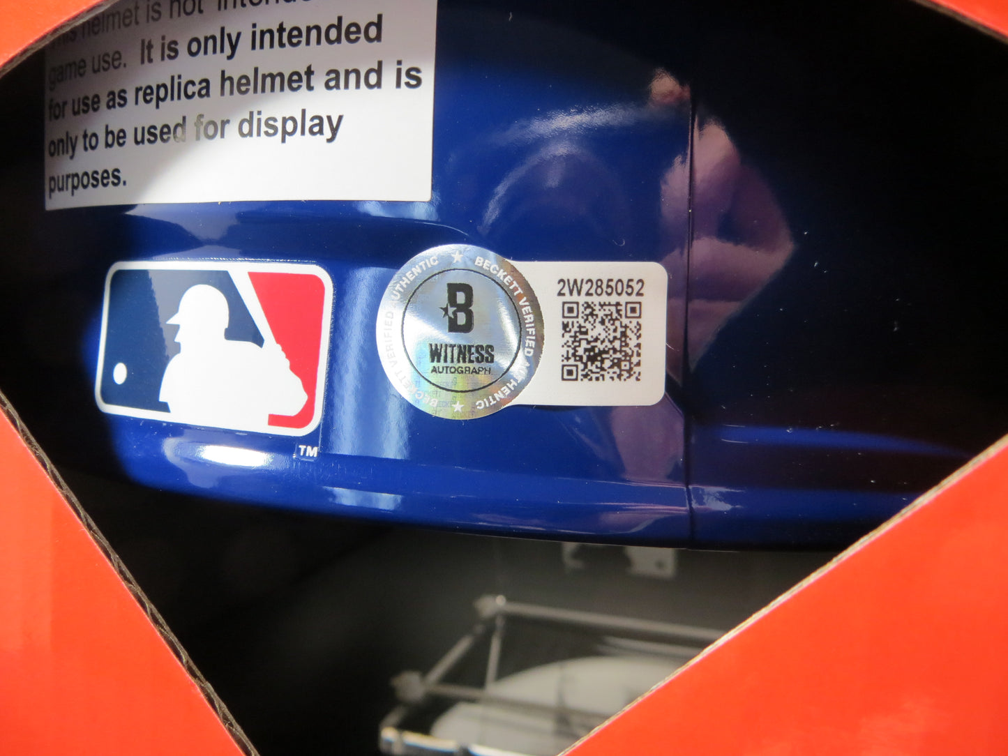 ADOLIS GARCIA SIGNED FULL SIZE TEXAS RANGERS BATTING HELMET w/el Bombi BAS