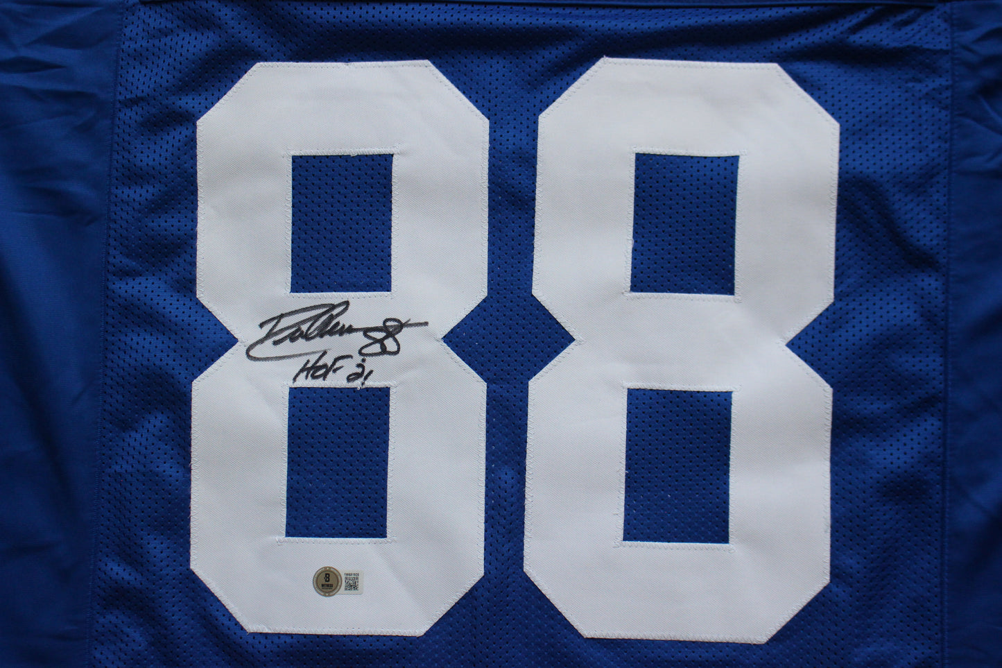 DREW PEARSON DALLAS COWBOYS SIGNED Throwback JERSEY w/HOF21 BAS COA