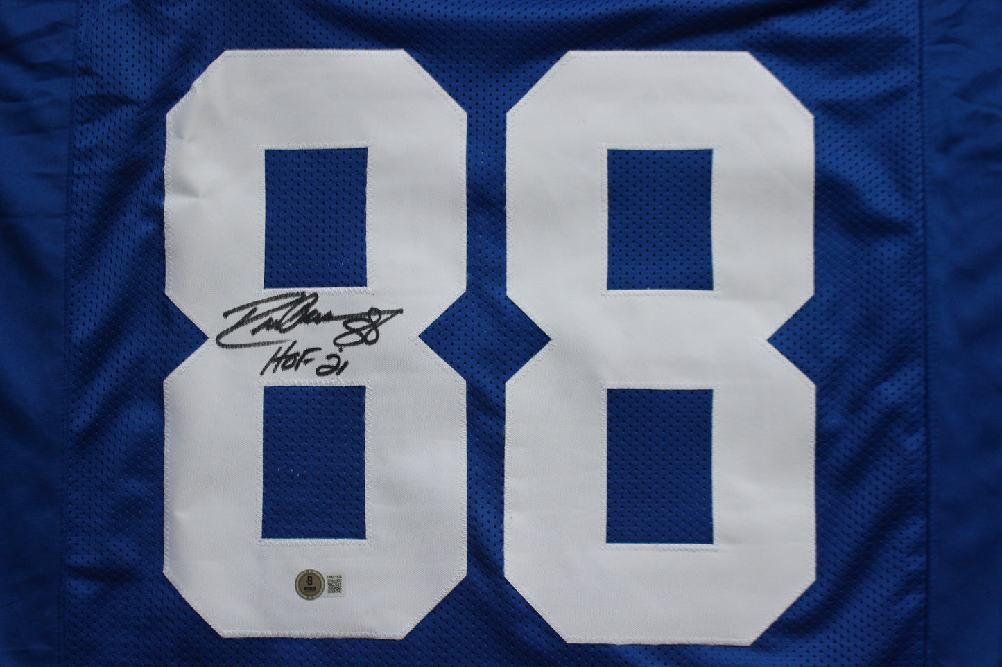 DREW PEARSON DALLAS COWBOYS SIGNED Throwback JERSEY w/HOF21 BAS COA