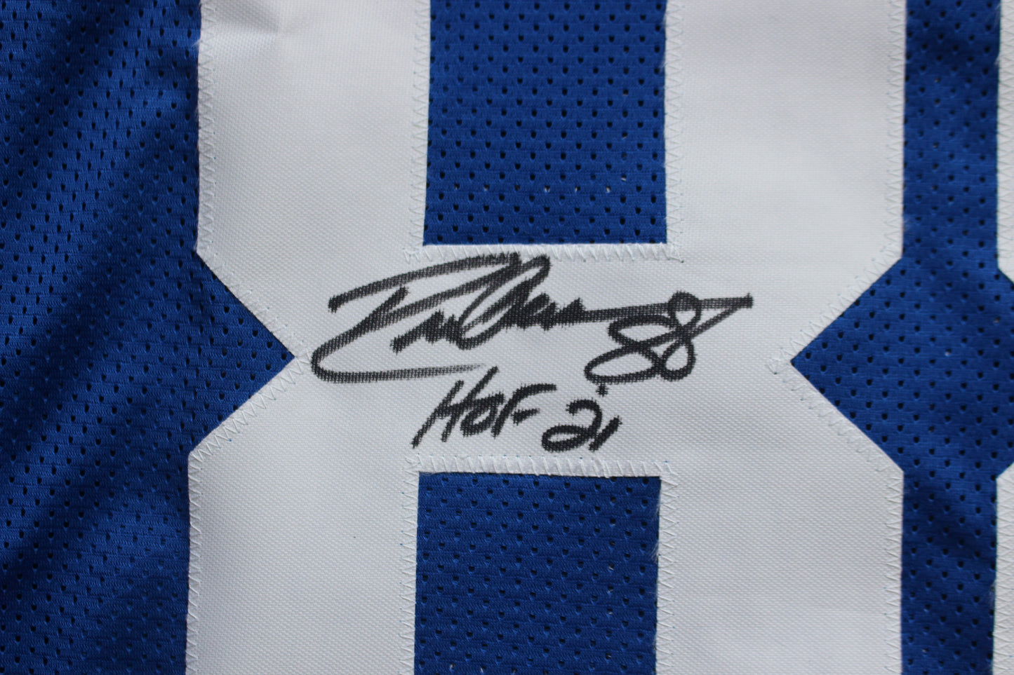 DREW PEARSON DALLAS COWBOYS SIGNED Throwback JERSEY w/HOF21 BAS COA