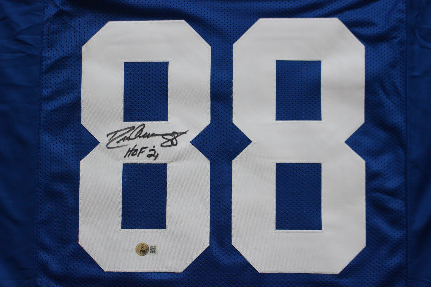 DREW PEARSON DALLAS COWBOYS SIGNED Throwback JERSEY w/HOF21 BAS COA