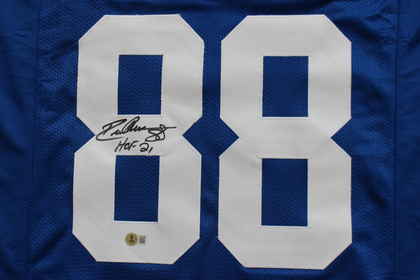 DREW PEARSON DALLAS COWBOYS SIGNED Throwback JERSEY w/HOF21 BAS COA
