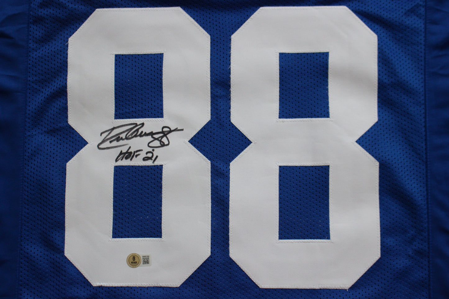DREW PEARSON DALLAS COWBOYS SIGNED Throwback JERSEY w/HOF21 BAS COA