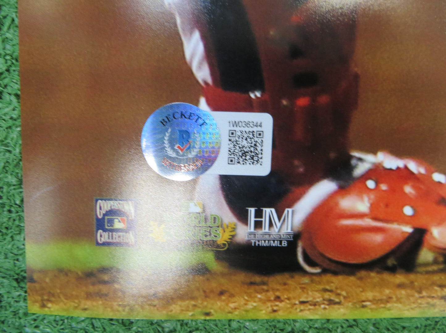 JOSH HAMILTON TEXAS RANGERS SIGNED 16x20 w/"WS Game 6 HR" BAS COA