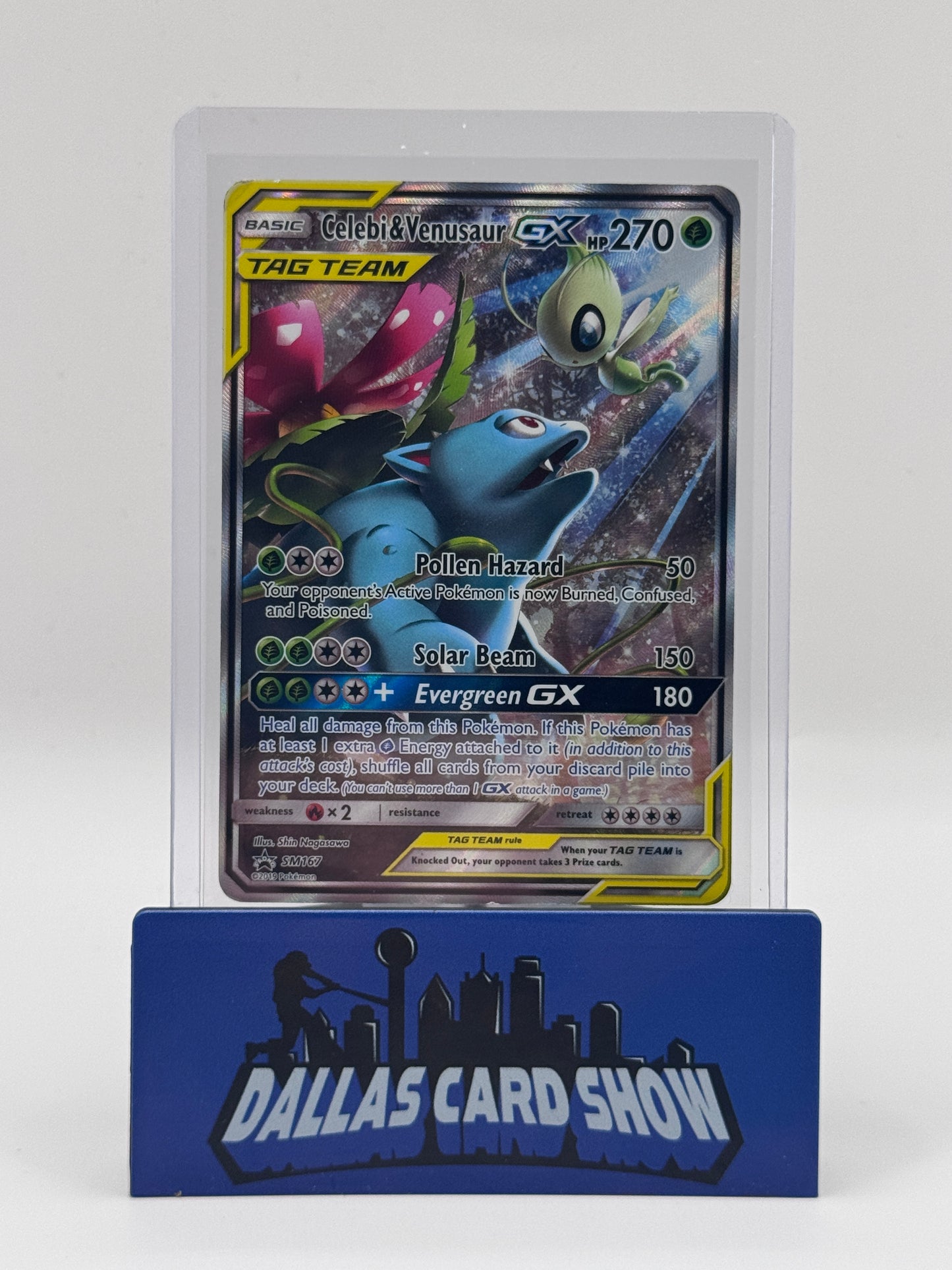 2019 Pokemon - Celebi & Venusaur GX (Promo) - SM167 SM Promos MP