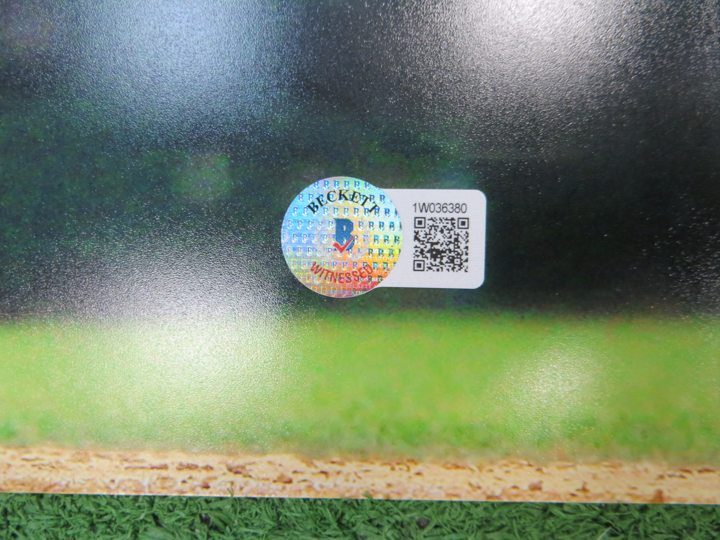 MICHAEL YOUNG TEXAS RANGERS SIGNED 16x20 w/INSC BAS COA