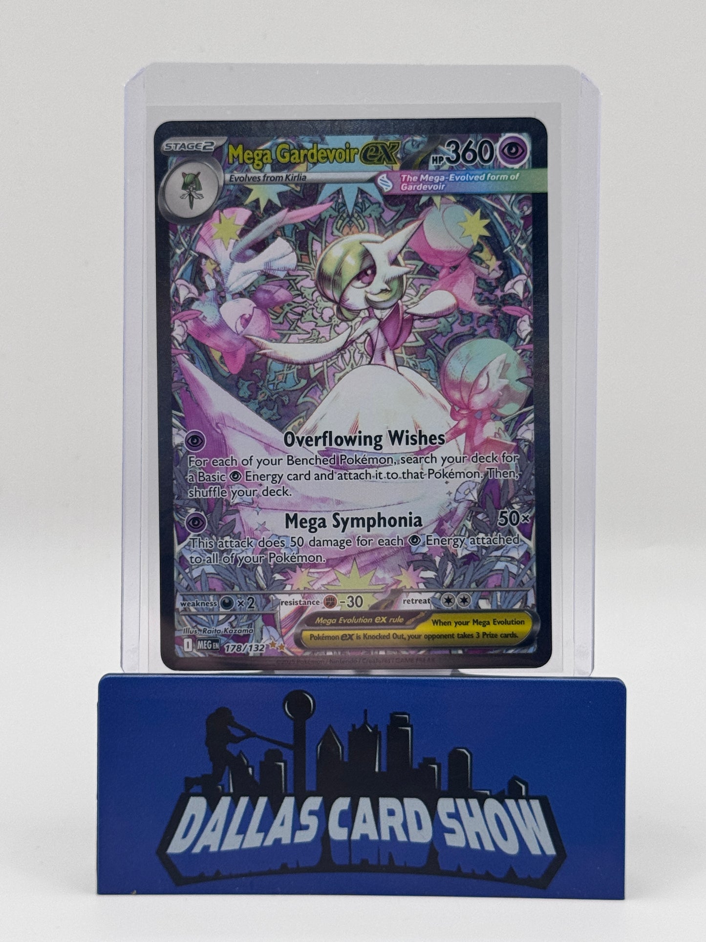 2025 Pokemon - Mega Gardevoir ex (SIR) - 178/132 Mega Evolution NM