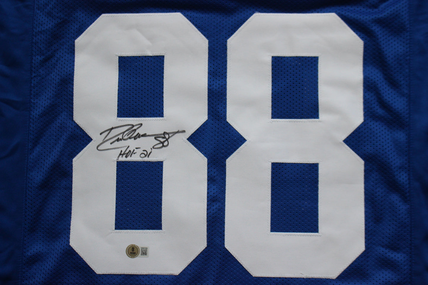 DREW PEARSON DALLAS COWBOYS SIGNED Throwback JERSEY w/HOF21 BAS COA