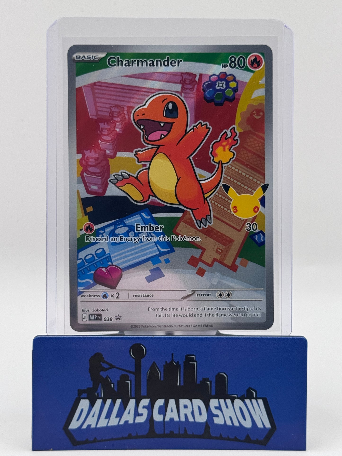 2026 Pokemon - Charmander (Illustration Rare) - MEP038 First Partner Collection NM