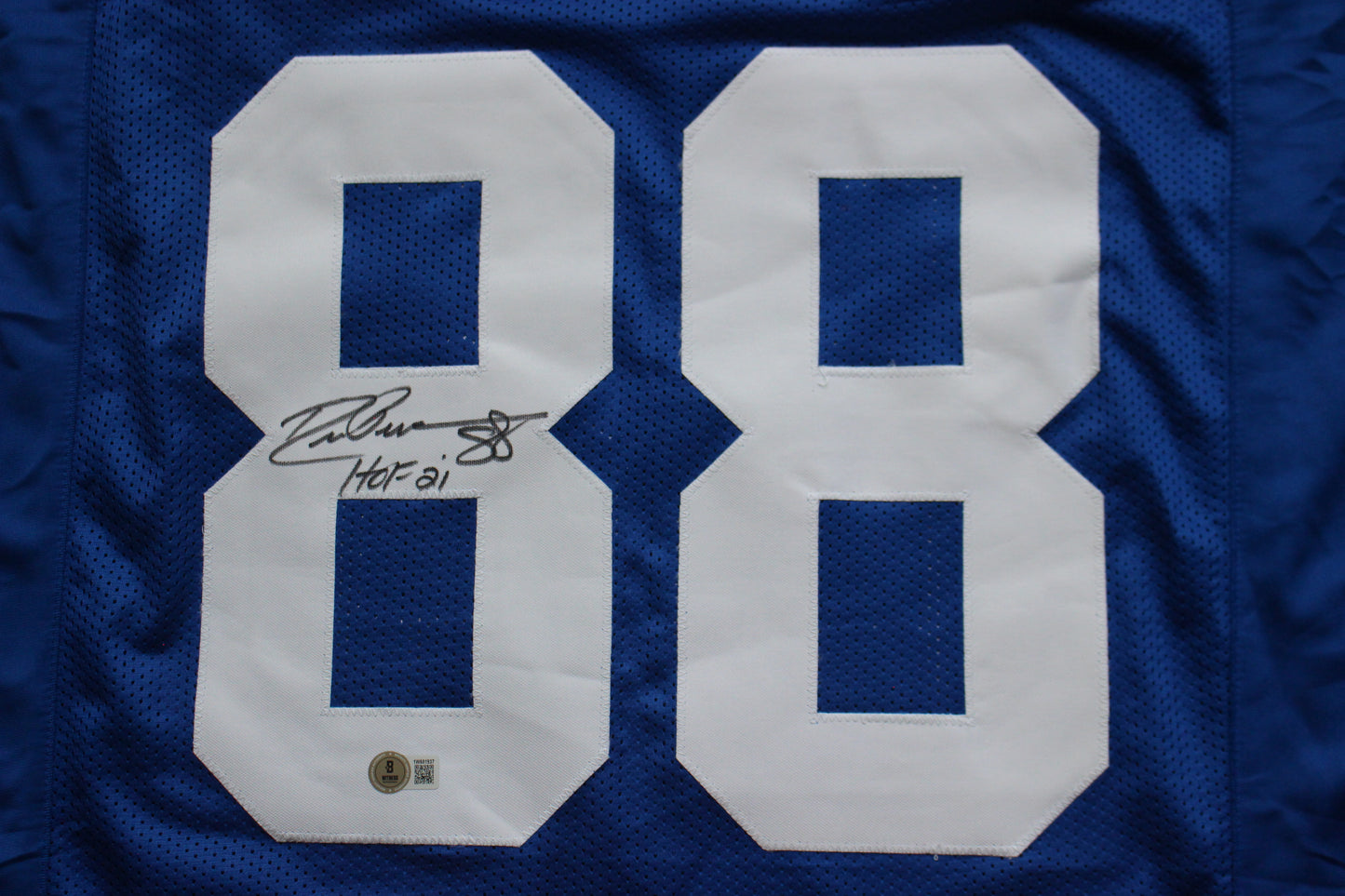 DREW PEARSON DALLAS COWBOYS SIGNED Throwback JERSEY w/HOF21 BAS COA