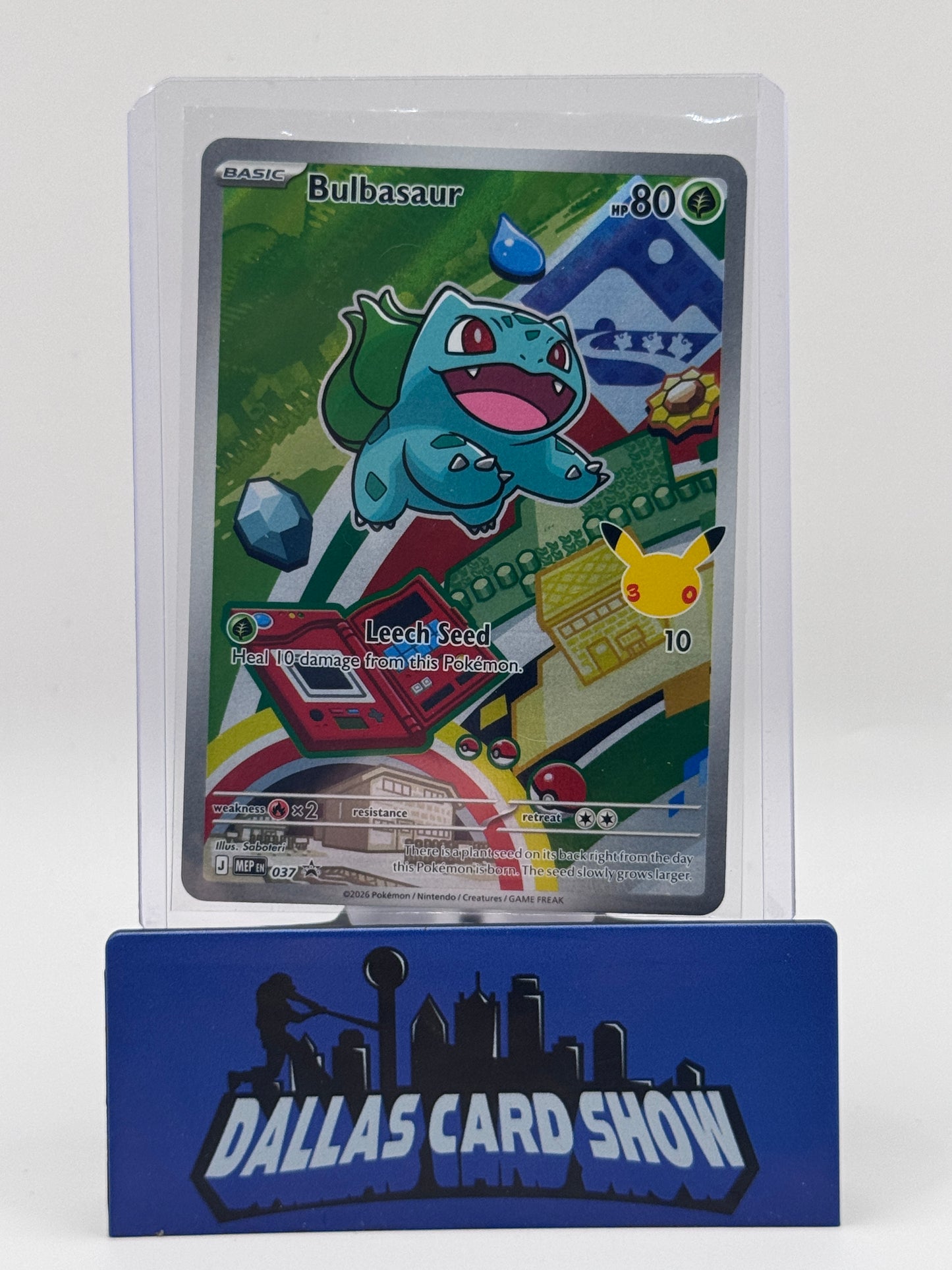 2026 Pokemon - Bulbasaur (Illustration Rare) - MEP037 First Partner Collection NM