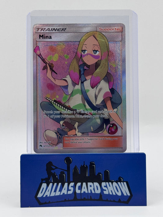 2018 Pokemon - Mina (Full Art) - 211/214 Lost Thunder NM