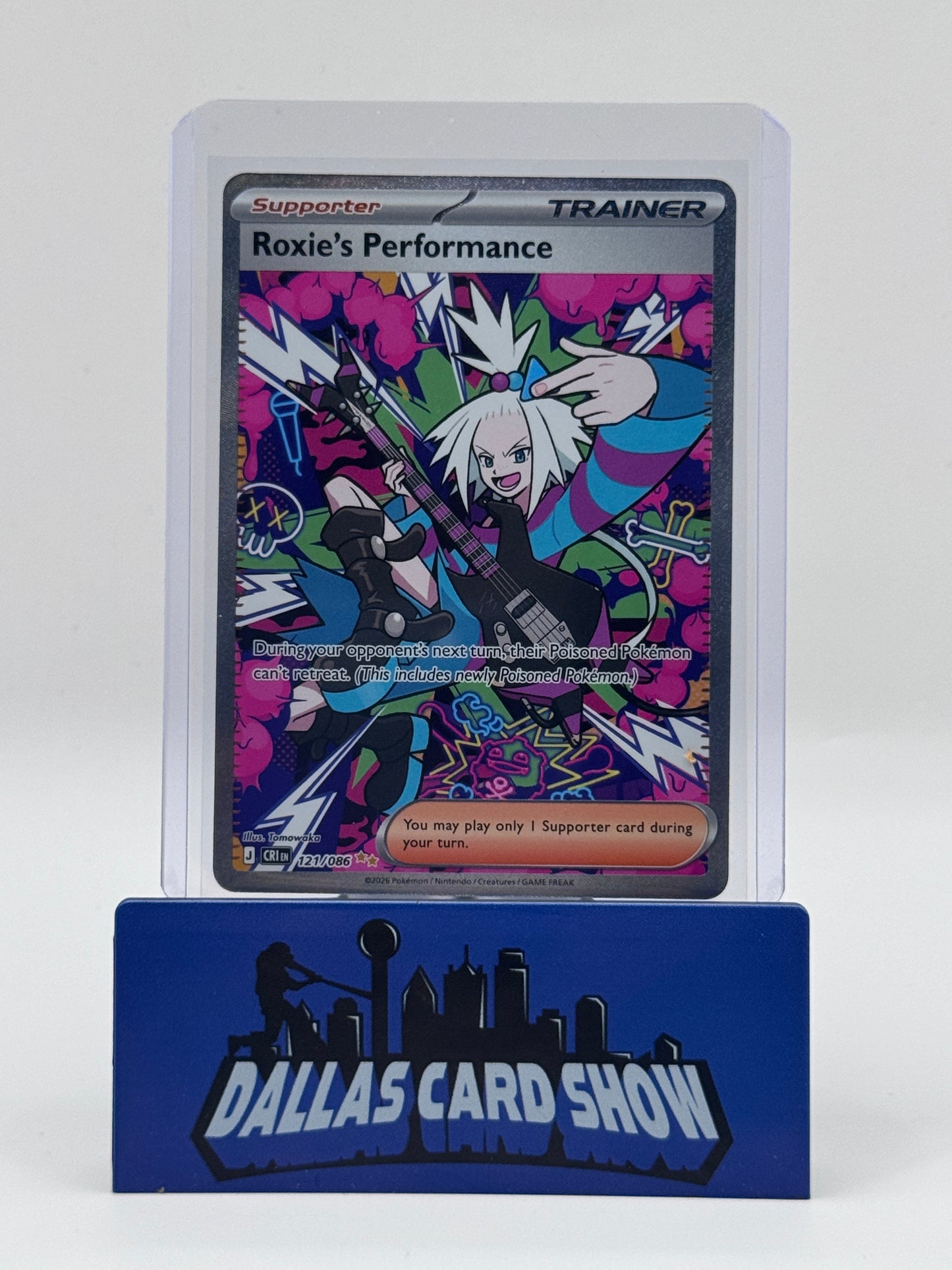 2026 Pokemon - Roxie's Performance (SIR) - 121/086 Chaos Rising NM