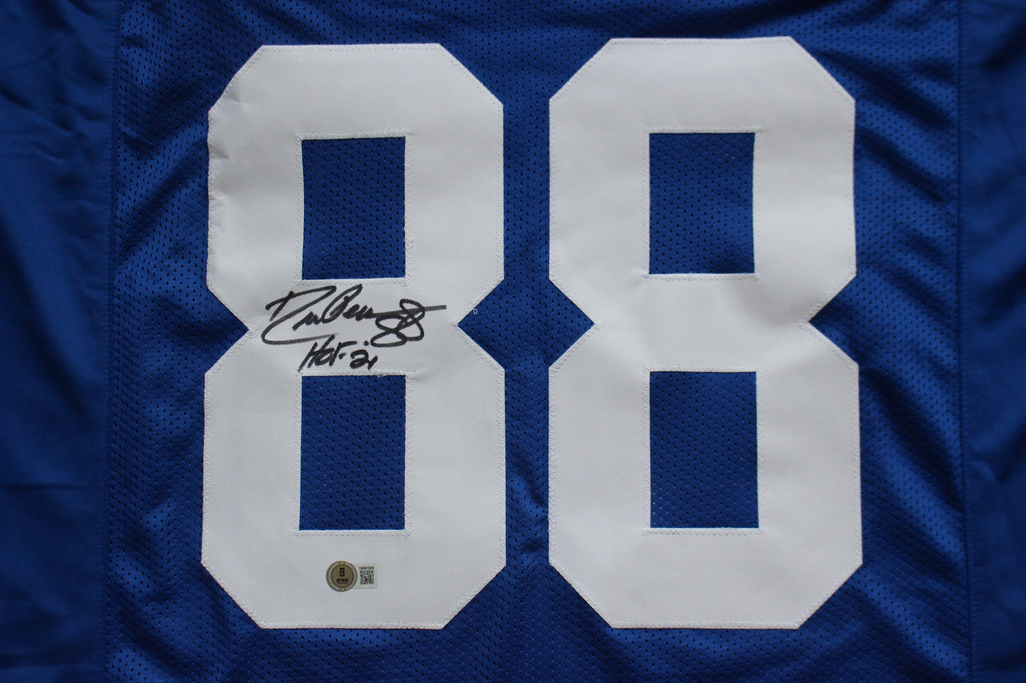 DREW PEARSON DALLAS COWBOYS SIGNED Throwback JERSEY w/HOF21 BAS COA