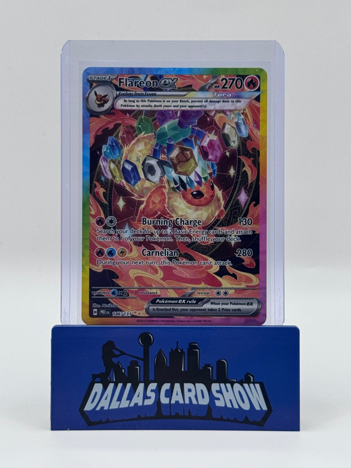 2025 Pokemon - Flareon ex (SIR) - 146/131 Prismatic Evolutions NM