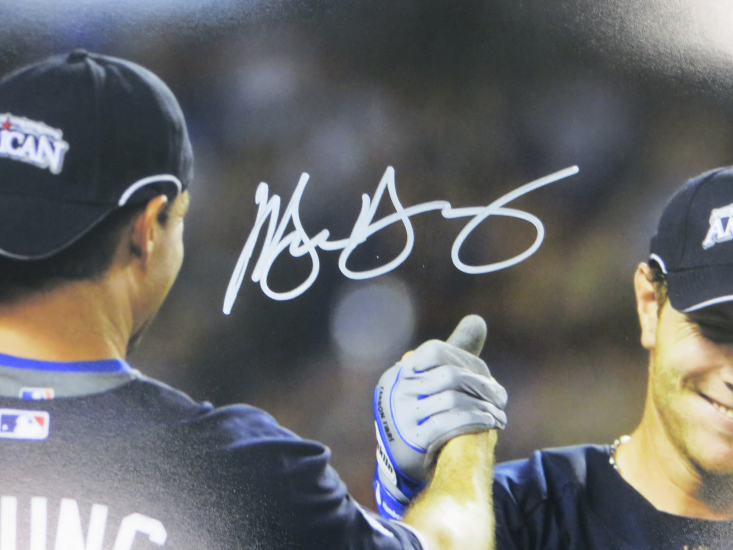 JOSH HAMILTON & MICHAEL YOUNG TEXAS RANGERS SIGNED All Star Game 16x20 BAS