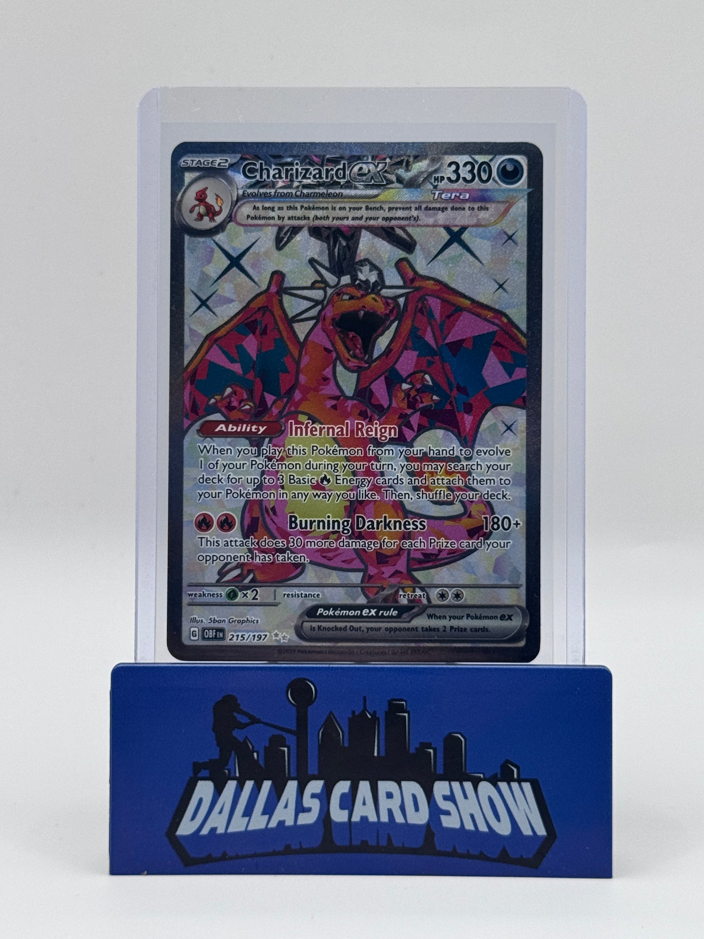 2023 Pokemon - Charizard ex (Ultra Rare) - 215/197 Obsidian Flames NM