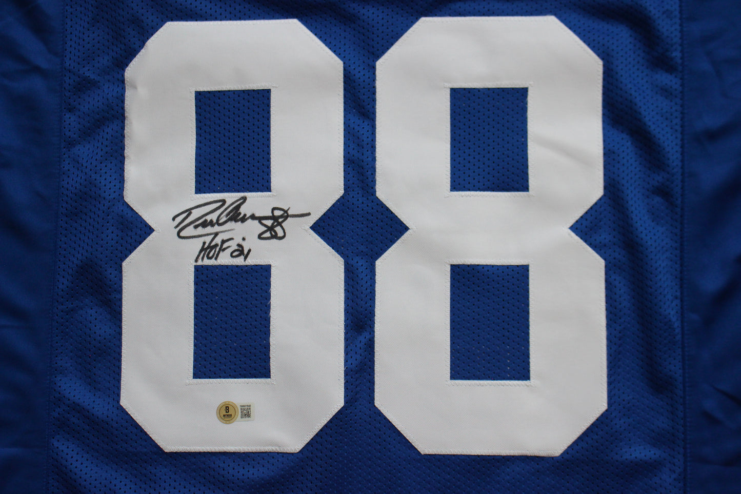 DREW PEARSON DALLAS COWBOYS SIGNED Throwback JERSEY w/HOF21 BAS COA
