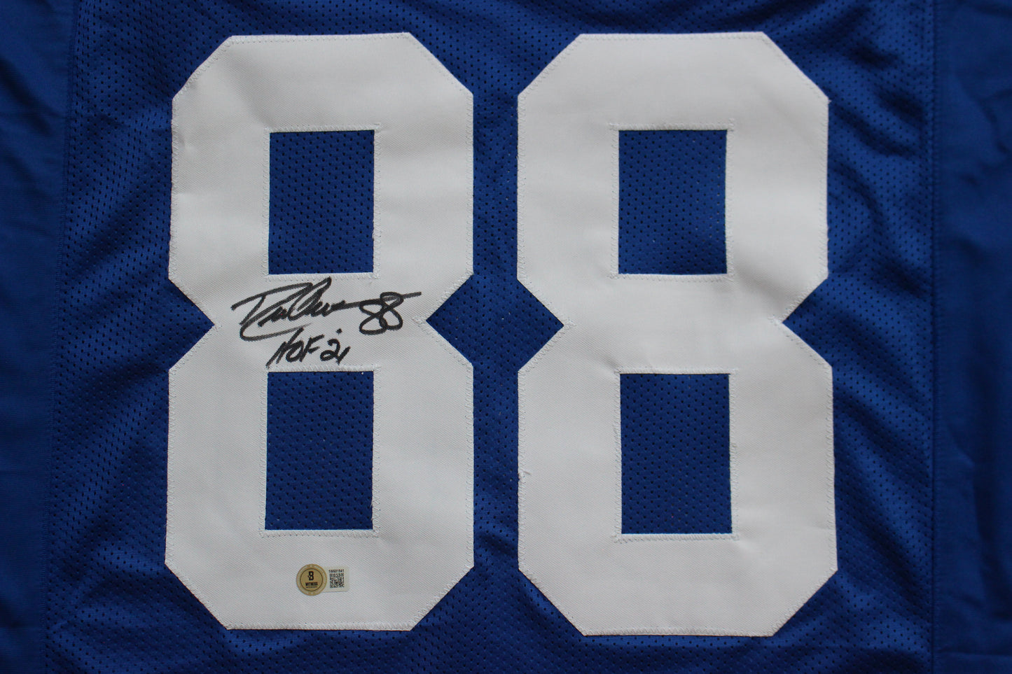 DREW PEARSON DALLAS COWBOYS SIGNED Throwback JERSEY w/HOF21 BAS COA