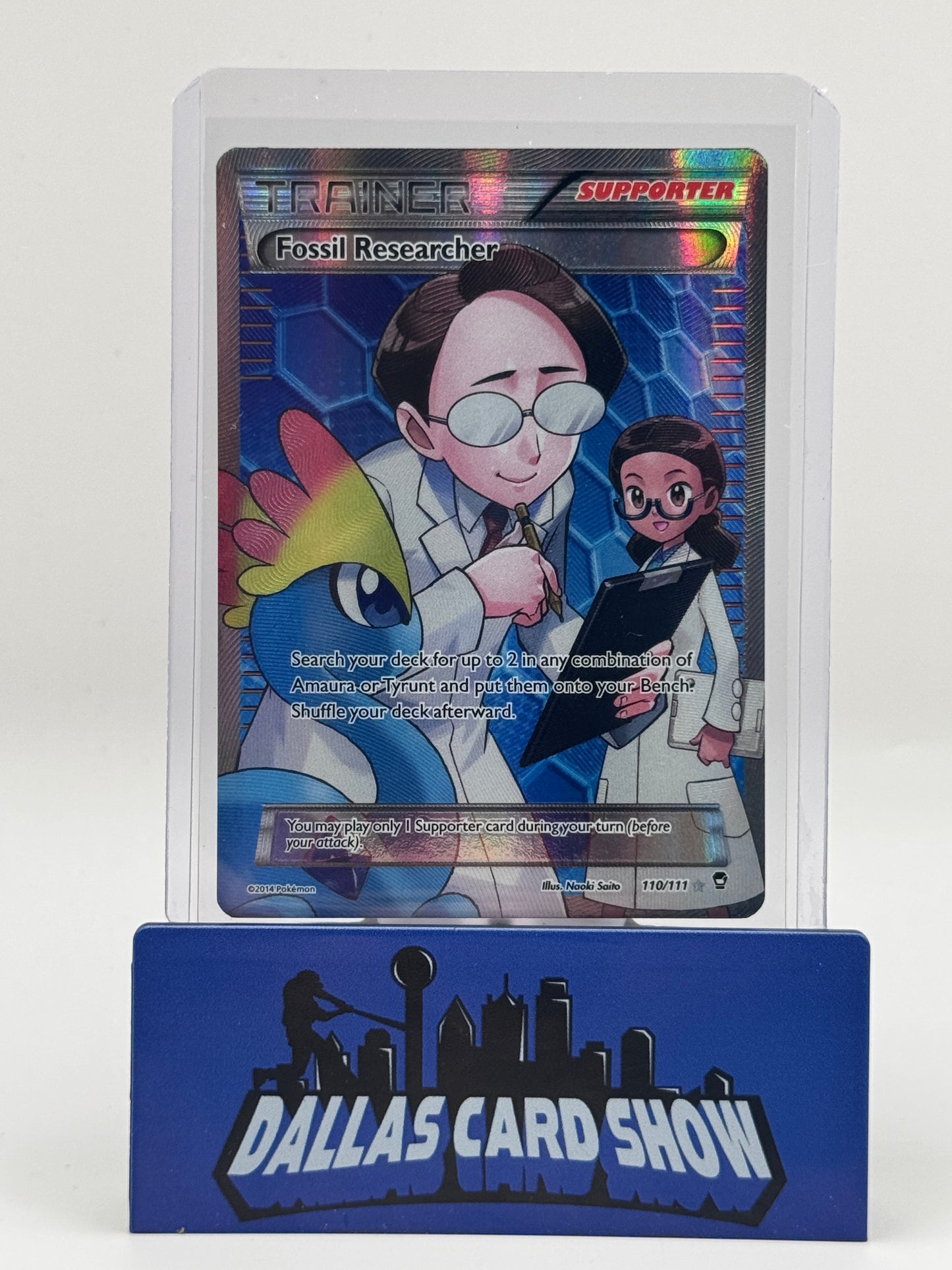 2014 Pokemon - Fossil Researcher (Full Art) - 110/111 XY Furious Fists LP