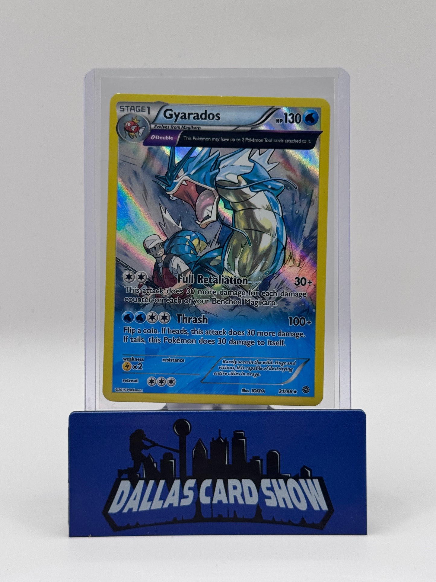 2015 Pokemon - Gyarados (Holo) - 21/98 XY Ancient Origins LP